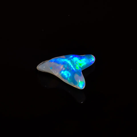 Elegant Top Grade Quality 100% Natural Welo Fire White Ethiopian Opal Polished Rough Gemstone For Making Jewelry 12X10X5 MM 1 Cts. KR07-59 Sunkarton