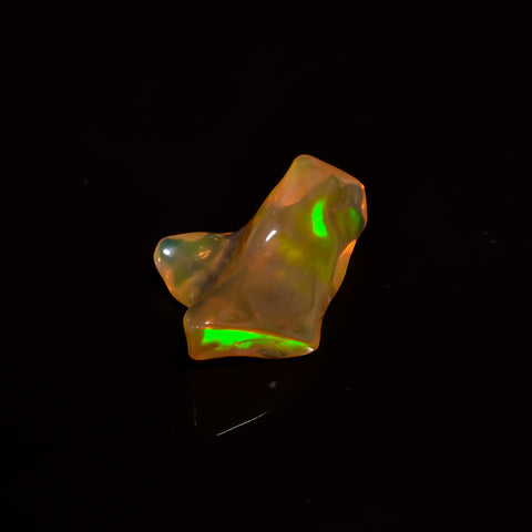 Fabulous Top Grade Quality 100% Natural Welo Fire Brown Ethiopian Opal Polished Rough Gemstone For Making Jewelry 22X16X7 MM 8.5 Cts KR07-60 Sunkarton