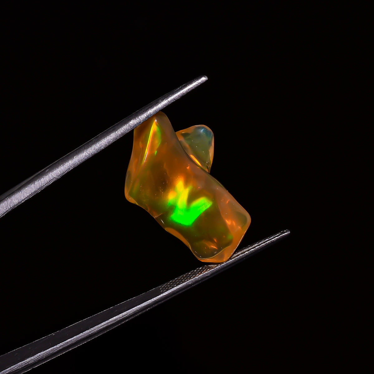 Fabulous Top Grade Quality 100% Natural Welo Fire Brown Ethiopian Opal Polished Rough Gemstone For Making Jewelry 22X16X7 MM 8.5 Cts KR07-60 Sunkarton