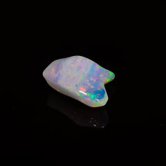 Incredible Top Grade Quality 100% Natural Welo Fire White Ethiopian Opal Polished Rough Gemstone For Making Jewelry 18X13X8 MM 7 Cts KR07-64 Sunkarton