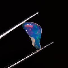 Mind Blowing Top Grade Quality 100% Natural Welo Fire White Ethiopian Opal Polished Rough Gemstone For Making Jewelry 17X8X4MM 2 Cts KR07-66 Sunkarton