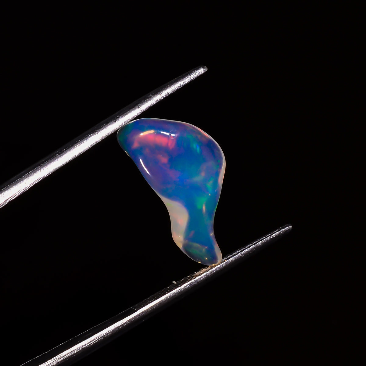 Mind Blowing Top Grade Quality 100% Natural Welo Fire White Ethiopian Opal Polished Rough Gemstone For Making Jewelry 17X8X4MM 2 Cts KR07-66 Sunkarton