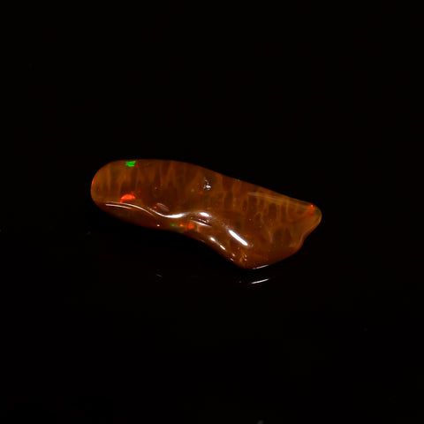 Outstanding Top Grade Quality 100% Natural Welo Fire Brown Ethiopian Opal Polished Rough Gemstone For Making Jewelry 22X9X5MM 4.5 Cts KR0767 Sunkarton