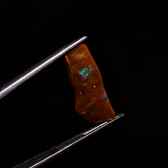 Outstanding Top Grade Quality 100% Natural Welo Fire Brown Ethiopian Opal Polished Rough Gemstone For Making Jewelry 22X9X5MM 4.5 Cts KR0767 Sunkarton