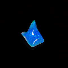 Splendid Top Grade Quality 100% Natural Welo Fire White Ethiopian Opal Polished Rough Loose Gemstone For Making Jewelry 8X6X4MM 1 Cts KR0768 Sunkarton