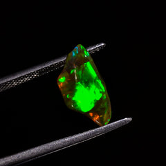Stunning Top Grade Quality 100% Natural Welo Fire Brown Ethiopian Opal Polished Rough Gemstone For Making Jewelry 13X7X6 MM 2 Cts. KR07-70 Sunkarton