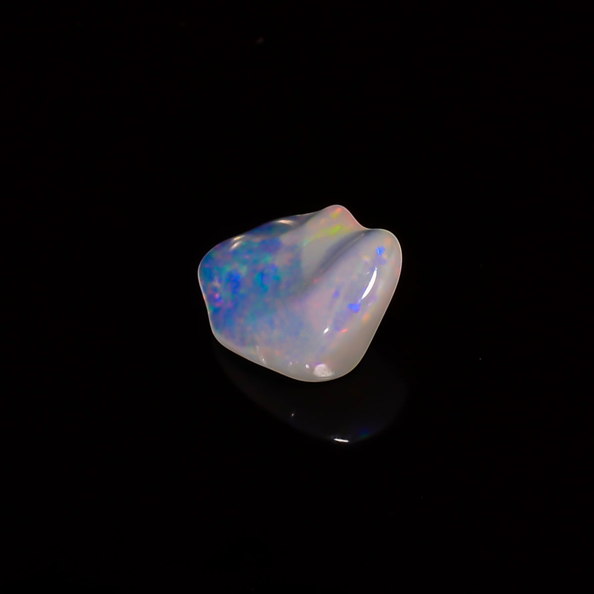 Terrific Top Grade Quality 100% Natural Welo Fire White Ethiopian Opal Polished Rough Gemstone For Making Jewelry 10X8X4 MM 1 Cts. KR07-73 Sunkarton