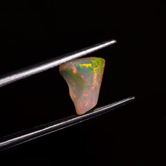 Amazing Top Grade Quality 100% Natural Welo Fire White Ethiopian Opal Polished Rough Loose Gemstone For Making Jewelry 11X8X7MM 2 Cts KR0776 Sunkarton