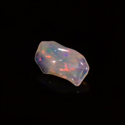 Awesome Top Grade Quality 100% Natural Welo Fire White Ethiopian Opal Polished Rough Gemstone For Making Jewelry 14X8X7 MM 2.5 Cts. KR07-78 Sunkarton
