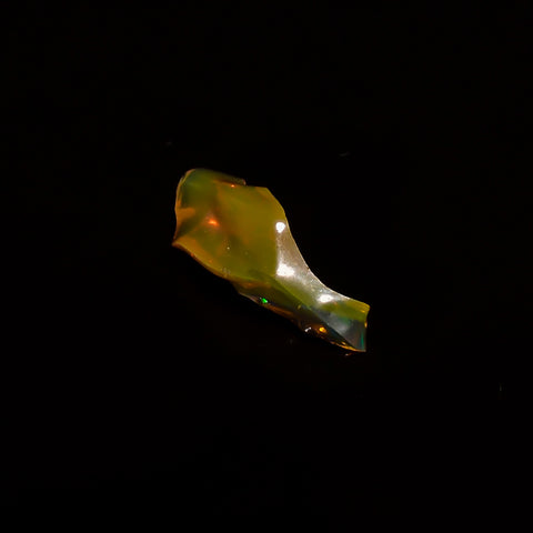 Classic Top Grade Quality 100% Natural Welo Fire Brown Ethiopian Opal Polished Rough Loose Gemstone For Making Jewelry 15X5X4MM 1 Cts KR0780 Sunkarton