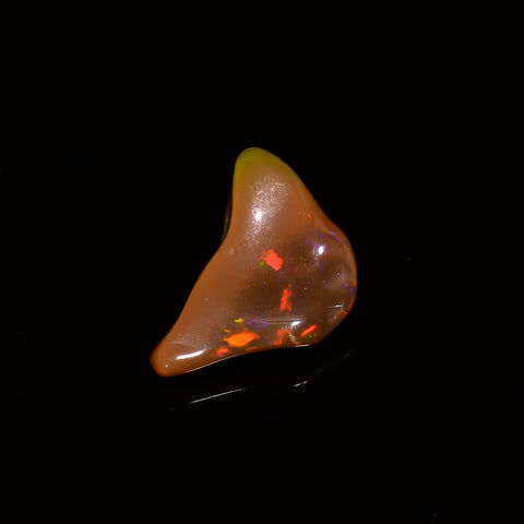 Fantastic Top Grade Quality 100% Natural Welo Fire Brown Ethiopian Opal Polished Rough Gemstone For Making Jewelry 18X12X7 MM 6 Cts. KR07-86 Sunkarton