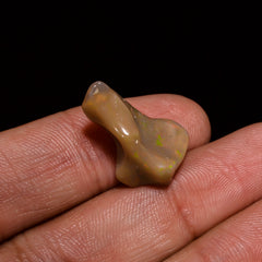 Gorgeous Top Grade Quality 100% Natural Welo Fire Brown Ethiopian Opal Polished Rough Gemstone For Making Jewelry 21X11X8 MM 6.5 Cts KR07-87 Sunkarton