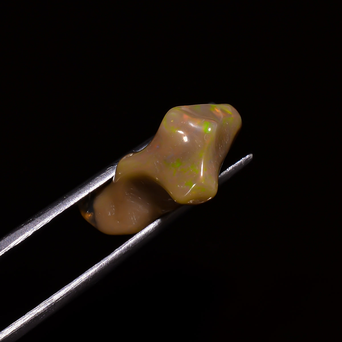 Gorgeous Top Grade Quality 100% Natural Welo Fire Brown Ethiopian Opal Polished Rough Gemstone For Making Jewelry 21X11X8 MM 6.5 Cts KR07-87 Sunkarton