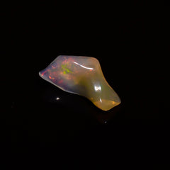 Immaculate Top Grade Quality 100% Natural Welo Fire White Ethiopian Opal Polished Rough Gemstone For Making Jewelry 14X6X5MM 1.5 Cts KR07-88 Sunkarton