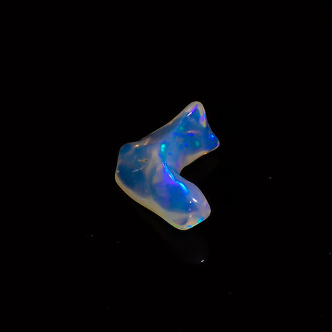 Exclusive Top Grade Quality 100% Natural Welo Fire White Ethiopian Opal Polished Rough Gemstone For Making Jewelry 14X9X5 MM 2 Cts. KR07-8 Sunkarton
