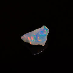 Marvellous Top Grade Quality 100% Natural Welo Fire White Ethiopian Opal Polished Rough Gemstone For Making Jewelry 13X9X4 MM 2 Cts. KR07-90 Sunkarton