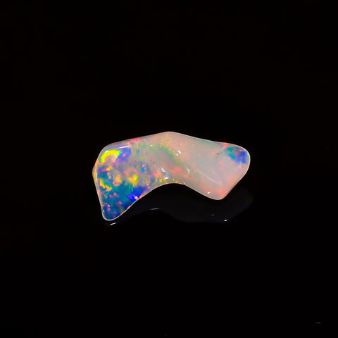 Outstanding Top Grade Quality 100% Natural Welo Fire White Ethiopian Opal Polished Rough Gemstone For Making Jewelry 14X9X5MM 1.5 Cts KR0792 Sunkarton
