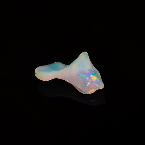 Splendid Top Grade Quality 100% Natural Welo Fire White Ethiopian Opal Polished Rough Gemstone For Making Jewelry 15X6X4 MM 1.5 Cts. KR07-93 Sunkarton