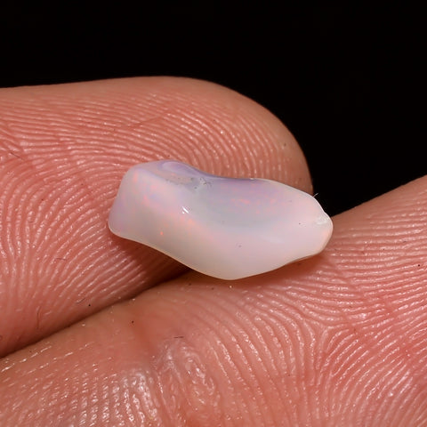 Superb Top Grade Quality 100% Natural Welo Fire White Ethiopian Opal Polished Rough Gemstone For Making Jewelry 10X5X4 MM 1.5 Cts. KR07-94 Sunkarton