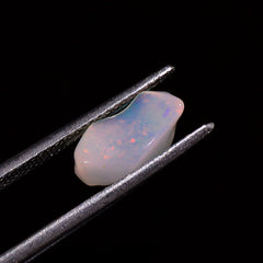 Superb Top Grade Quality 100% Natural Welo Fire White Ethiopian Opal Polished Rough Gemstone For Making Jewelry 10X5X4 MM 1.5 Cts. KR07-94 Sunkarton