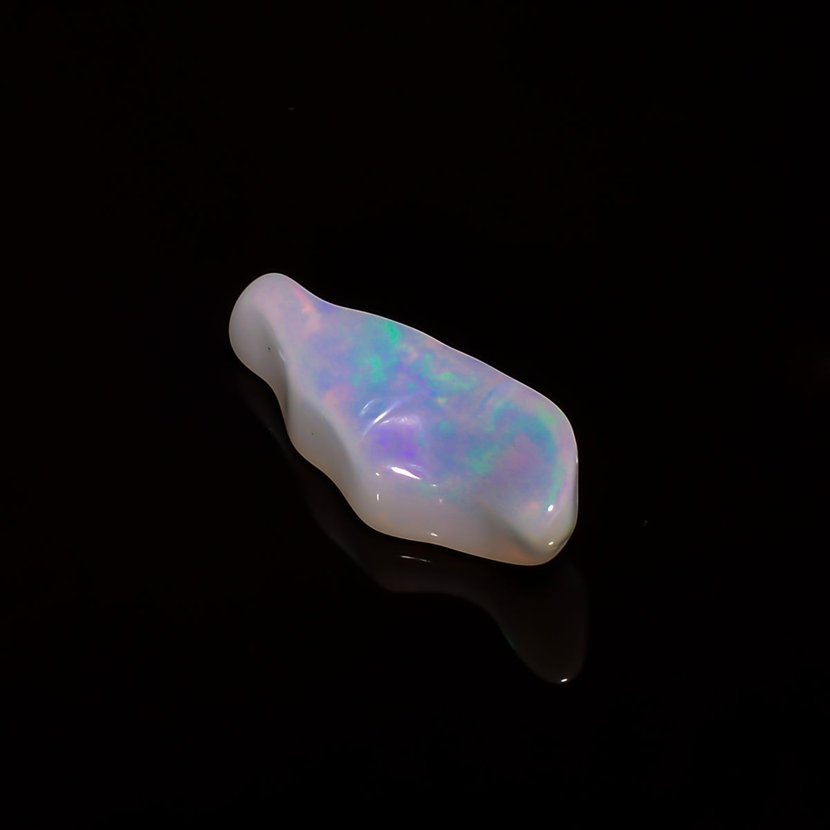 Tempting Top Grade Quality 100% Natural Welo Fire White Ethiopian Opal Polished Rough Gemstone For Making Jewelry 22X7X5 MM 4 Cts. KR07-97 Sunkarton