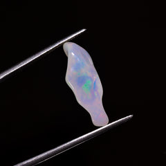 Tempting Top Grade Quality 100% Natural Welo Fire White Ethiopian Opal Polished Rough Gemstone For Making Jewelry 22X7X5 MM 4 Cts. KR07-97 Sunkarton