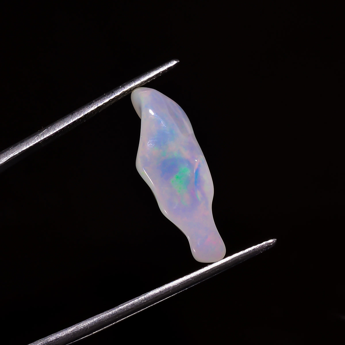 Tempting Top Grade Quality 100% Natural Welo Fire White Ethiopian Opal Polished Rough Gemstone For Making Jewelry 22X7X5 MM 4 Cts. KR07-97 Sunkarton