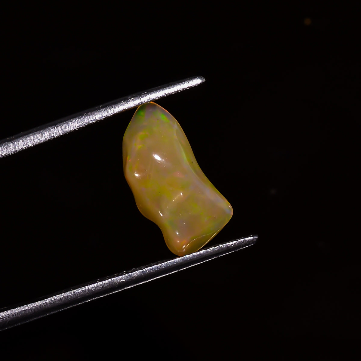 Terrific Top Grade Quality 100% Natural Welo Fire Brown Ethiopian Opal Polished Rough Gemstone For Making Jewelry 13X7X4 MM 2 Cts. KR07-98 Sunkarton