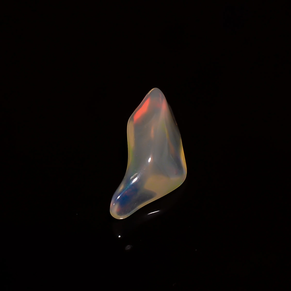 Unique Top Grade Quality 100% Natural Welo Fire Brown Ethiopian Opal Polished Rough Gemstone For Making Jewelry 15X5X4 MM 1.5 Cts. KR07-99 Sunkarton