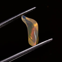 Unique Top Grade Quality 100% Natural Welo Fire Brown Ethiopian Opal Polished Rough Gemstone For Making Jewelry 15X5X4 MM 1.5 Cts. KR07-99 Sunkarton