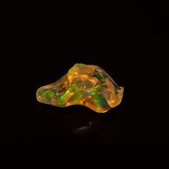 Beautiful Top Grade Quality 100% Natural Welo Fire Brown Ethiopian Opal Polished Rough Gemstone For Making Jewelry 12X5X4 MM 1 Cts. KR08-104 Sunkarton