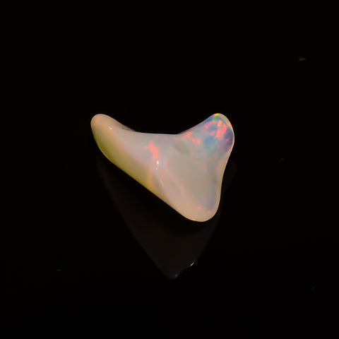 Classic Top Grade Quality 100% Natural Welo Fire White Ethiopian Opal Polished Rough Gemstone For Making Jewelry 13X10X5 MM 2 Cts. KR08-105 Sunkarton