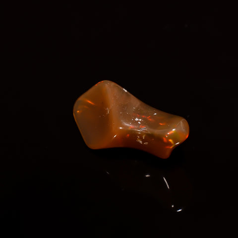 Fabulous Top Grade Quality 100% Natural Welo Fire Brown Ethiopian Opal Polished Rough Gemstone For Making Jewelry 15X6X5 MM 2 Cts. KR08-110 Sunkarton
