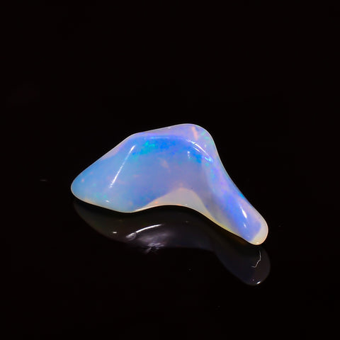Fantastic Top Grade Quality 100% Natural Welo Fire White Ethiopian Opal Polished Rough Gemstone For Making Jewelry 18X6X5MM 2.5 Cts KR08-111 Sunkarton