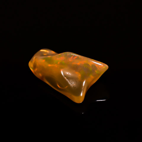 Marvellous Top Grade Quality 100% Natural Welo Fire Brown Ethiopian Opal Polished Rough Gemstone For Making Jewelry 16X9X5MM 3.5 Cts KR08115 Sunkarton