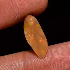 Marvellous Top Grade Quality 100% Natural Welo Fire Brown Ethiopian Opal Polished Rough Gemstone For Making Jewelry 16X9X5MM 3.5 Cts KR08115 Sunkarton