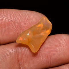 Marvellous Top Grade Quality 100% Natural Welo Fire Brown Ethiopian Opal Polished Rough Gemstone For Making Jewelry 16X9X5MM 3.5 Cts KR08115 Sunkarton