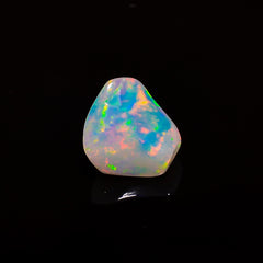 Mind Blowing A One Quality 100% Natural Welo Fire White Ethiopian Opal Polished Rough Gemstone For Making Jewelry 8X7X5 MM 1.5 Cts. KR08-116 Sunkarton