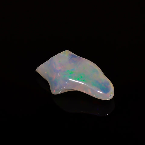 Outstanding A One Quality 100% Natural Welo Fire White Ethiopian Opal Polished Rough Gemstone For Making Jewelry 14X7X4 MM 1.5 Cts. KR08-117 Sunkarton