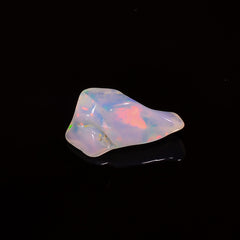 Stunning Top Grade Quality 100% Natural Welo Fire White Ethiopian Opal Polished Rough Gemstone For Making Jewelry 15X8X4 MM 2 Cts. KR08-120 Sunkarton