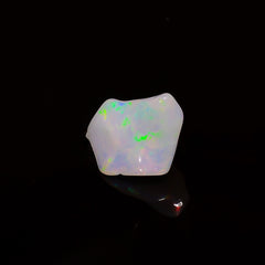 Tempting Top Grade Quality 100% Natural Welo Fire White Ethiopian Opal Polished Rough Gemstone For Making Jewelry 12X8X6 MM 2.5 Cts KR08-122 Sunkarton