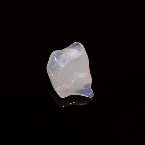 Unique Top Grade Quality 100% Natural Welo Fire White Ethiopian Opal Polished Rough Loose Gemstone For Making Jewelry 12X8X4MM 2 Cts KR08124 Sunkarton