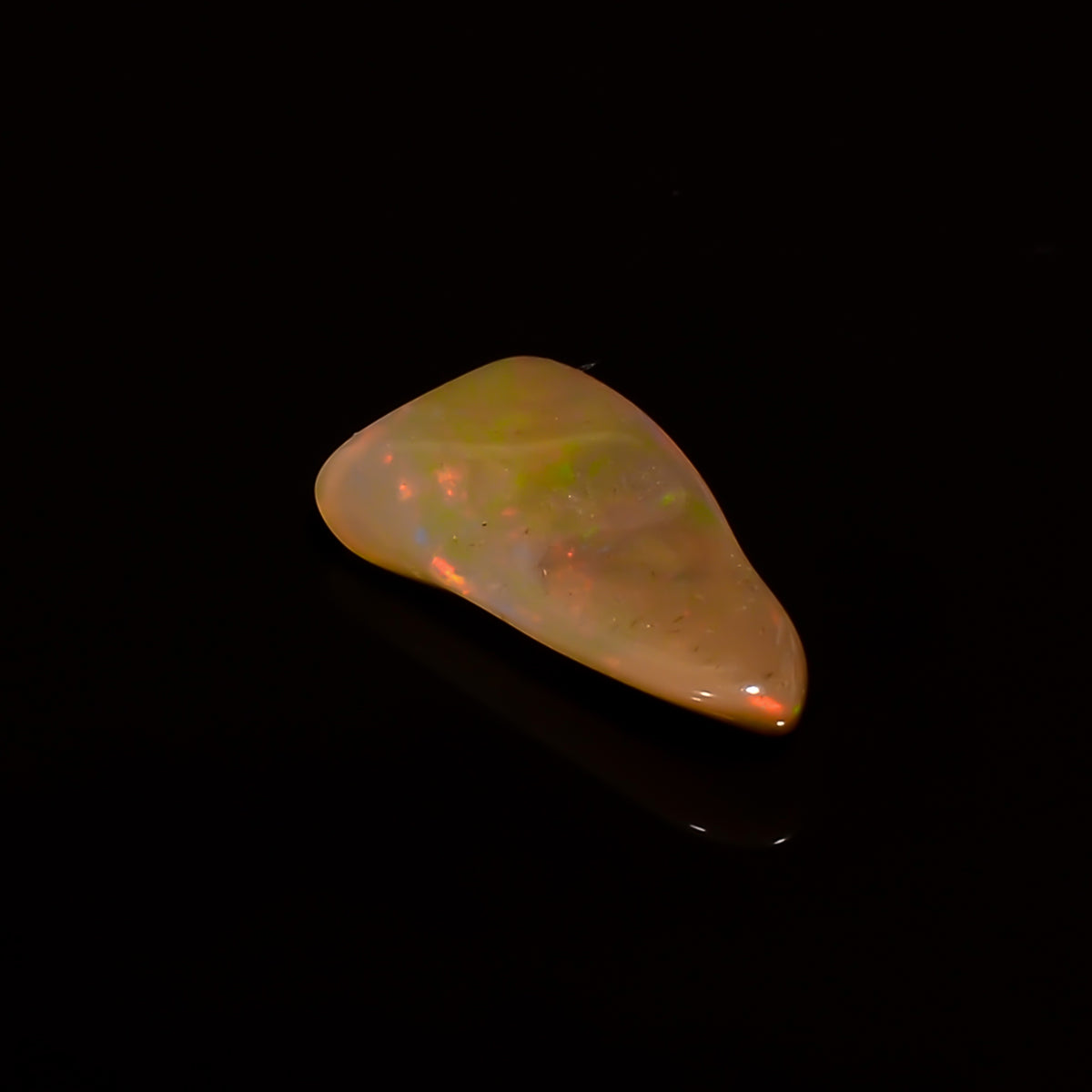 Wonderful Top Grade Quality 100% Natural Welo Fire Brown Ethiopian Opal Polished Rough Gemstone For Making Jewelry 13X6X4 MM 1 Cts. KR08-125 Sunkarton
