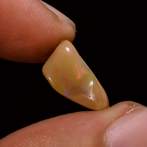 Wonderful Top Grade Quality 100% Natural Welo Fire Brown Ethiopian Opal Polished Rough Gemstone For Making Jewelry 13X6X4 MM 1 Cts. KR08-125 Sunkarton