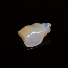 Attractive Top Grade Quality 100% Natural Welo Fire White Ethiopian Opal Polished Rough Gemstone For Making Jewelry 10X8X4MM 1.5 Cts KR08127 Sunkarton