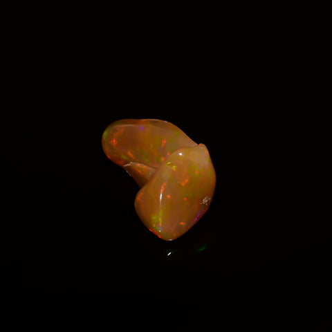 Awesome Top Grade Quality 100% Natural Welo Fire Brown Ethiopian Opal Polished Rough Gemstone For Making Jewelry 11X7X4 MM 1.5 Cts. KR08-128 Sunkarton