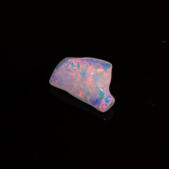 Beautiful Top Grade Quality 100% Natural Welo Fire White Ethiopian Opal Polished Rough Gemstone For Making Jewelry 9X6X4 MM 1 Cts. KR08-129 Sunkarton