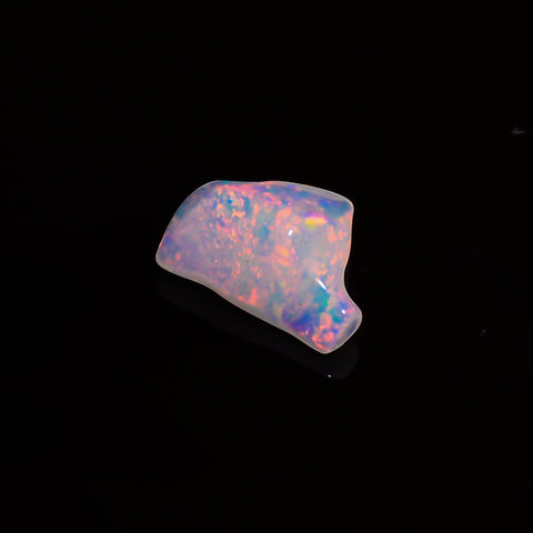 Beautiful Top Grade Quality 100% Natural Welo Fire White Ethiopian Opal Polished Rough Gemstone For Making Jewelry 9X6X4 MM 1 Cts. KR08-129 Sunkarton