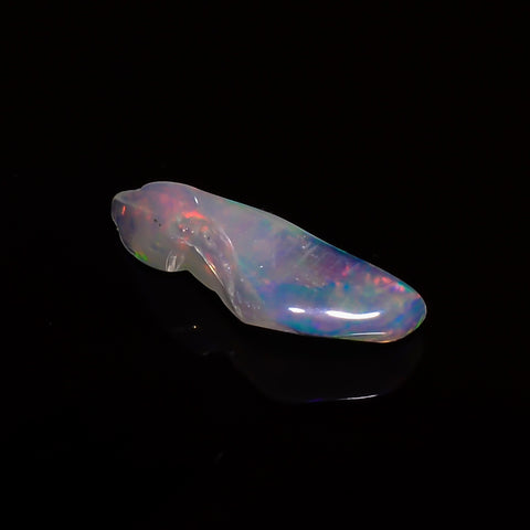 Classic Top Grade Quality 100% Natural Welo Fire White Ethiopian Opal Polished Rough Gemstone For Making Jewelry 12X4X3 MM 1 Cts. KR08-130 Sunkarton