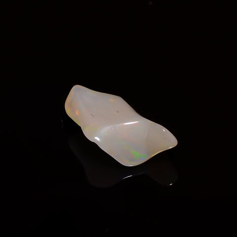 Dazzling Top Grade Quality 100% Natural Welo Fire White Ethiopian Opal Polished Rough Gemstone For Making Jewelry 11X7X4 MM 1 Cts. KR08-131 Sunkarton